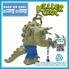 Xếp hình Killer Croc Crocodile trong Batman mới nhất 2020 Lego Minifigures Pogo PG1865 LeLe D173