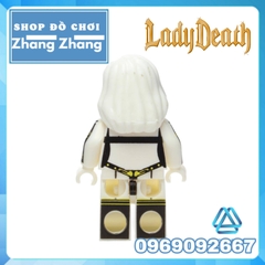 Xếp hình Lady Death Siêu anh hùng Marvel siêu hot 2019 mới nhất Lego Minifigures Wm wm377