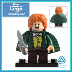 Xếp hình Frodo Gandalf Thranduil Elrond Lake-town Galadriel Arwen Merry Lego Minifigures Pogo PG8148