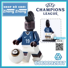 Đồ chơi xếp hình Messi Ronaldo - Neymar JR - Pogba Ibrahimovic - Chicharito Ozil - Beckham Minifigures Kopf KF6032