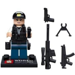 Xếp hình lực lượng cảnh sát đặc nhiệm Hongkong PTU SDU đặc nhiệm Phi Hổ SwatLego Minifigures SY278