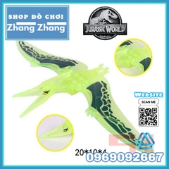 [12cm] Xếp hình khủng long Velociraptor T-Rex Pterosaur Tyrannosaurs
Triceratops Dilophosaurus Lego Minifigures YG77034