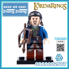 Xếp hình The Hobbit Theoden - Eomer - Rohan - Wormtongue - Boromir - Aragorn - Bowman Lego Minifigures Pogo PG8031