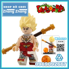 Xếp hình Dragon Ball Gohan - Bardock - Broly - Goku Vegeta Lego Minifigures WM6032