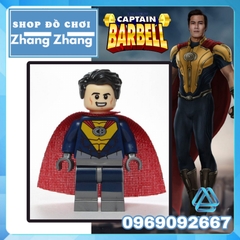 Xếp hình siêu anh hùng Captain Barbell Lego Minifigures Wm402