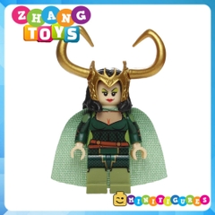 Xếp hình Scarlet Witch Lady Loki Lego Minifigures wm6024 wm464