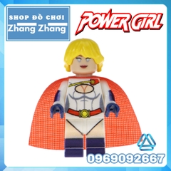 Xếp hình Power Girl - Big Barda - Lara Croft - Tomb Raider - Rocky Balboa - Namor Lego Minifigures POGO PG8125