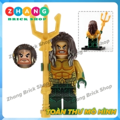 Xếp hình Aquaman Đế Vương Atlantics - Mera - Black Manta - Vulko - Atlanna - Nereus - Orm Lego Minifigures Xinh X0237
