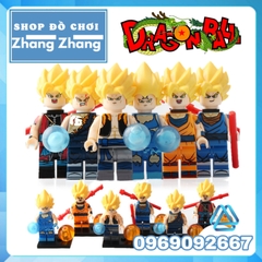 Xếp hình Dragon ball Gogeta - Vegeta - Xeno Goku - Vegeto Lego Minifigures XP021 025