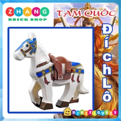 Xếp hình ngựa chiến tam quốc Đích Lô của Lưu Bị mới nhất 2020 Lego Minifigures Xinh XH1583 x1583