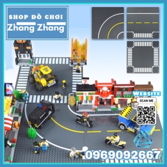 Xếp hình Lego Mô hình đường Baseplate Street Lepin King No 8810 8813