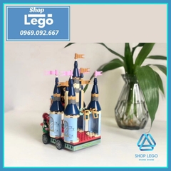 Xếp hình Xe lâu đài chuột Micky Mouse rất đẹp Lego Minifigures PRCK PRCK69654