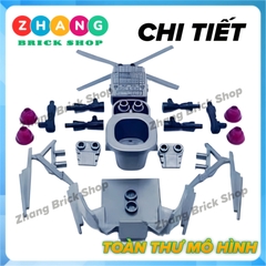 Đồ chơi mô hình nhân vật Skibidi Toilet Glitch Plungerman K2186 KDL826