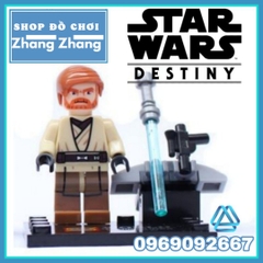 Xếp hình Star Wars Yoda - Clone Trooper - Captain Rex - Jek-14 - Obi Wan - Han Solo Lego Minifigures SY195