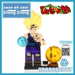 Xếp hình 7 viên ngọc rồng Dragon Ball Lego Minifigures Kopf KF6045