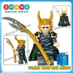 Đồ chơi xếp hình Loki TVA trong Thor Minifigures Kopf KF6141