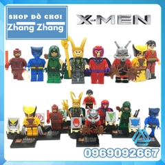 Xếp hình Daredevil Magneto Ant-Man Loki Wolverine The Beast Green Arrow DC X-men Lego Minifigures Sy259