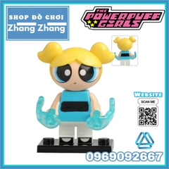 Đồ chơi xếp hình Powerpuff Girls gồm Buttercup Bubbles Blossom Minifigures WM6051