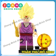 Xếp hình Dragon Ball Gohan - Bardock - Broly - Goku Vegeta Lego Minifigures WM6032