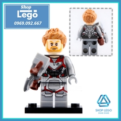 Xếp hình Thor Star-Lord Black widow Rocket Raccoon  Captain American nebula Avengers Endgame LEGO Minifigures Xinh x0233