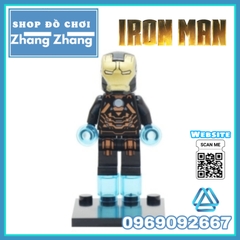 Xếp hình mô hình Ironman Lego Minifigures Bigfigures MR298 Kopf KF8001