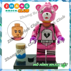 Xếp hình Fortnite Zoey - Cuddle - Teknique - Chromium Leviathan - Tomatohead - Brite Gunner Lego Minifigures POGO PG8203