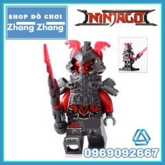 Xếp hình Ninjago Shadow - Ash - Slackjaw - Blunck - Rivett - Vermin - Raggmunk - Machia Lego Minifigures POGO PG8055