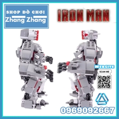Xếp hình Người sắt Iron Man biến hình Hulkbuster 12in1 Lego Minifigures Elephant JX1162