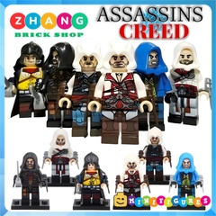 Đồ chơi xếp hình Assassin creed gồm Kenway Firenze Dorian Firenze Cormac Dorian Minifigures POGO PG8020
