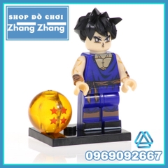 Xếp hình Dragon Ball Goku Gohan Krillin Launch Master Mutaito Lego Minifigures Pogo PG8167