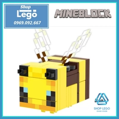 Xếp hình Minecraft gồm Phantom - Strider - Bee - Polar Bear - Agent - Dolphin - Cat - Vex Lego Minifigures Xinh X0301
