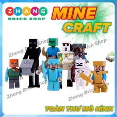 Xếp hình Mineblocks mô phỏng trò chơi Minecraft Lego Minifigures Xinh X0295