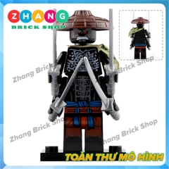 Mô hình nhân vật Ninja Movie Rắn Slirthaa Snike Chokun Snappa Wu Shark Army Jelly Four Eyes Garmadon Lele A049 056