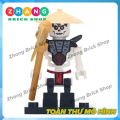 Xếp hình Ninjago tộc xương Chopov - Kruncha - Nuckal - Frakjaw - Whyplash - Krazi Lego Minifigures Lele A041 048