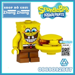 Đồ chơi xếp hình bọt biển tinh nghịch Spongebob Squarepants Minifigues FL1002