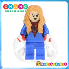 Xếp hình SPIDER MAN BATMAN X-Men Deadpool Cyclops Quasar Azrael Red Lantern Atom Mary Jane Lego Minifigures POGO pg8056