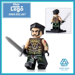 Xếp hình Joker Captain Boomerang Silver Banshee Ra's Al Ghul Killer Frost Harley Quinn Solomon Dr Hugo Lego Xinh X0171