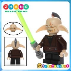 Xếp hình Star Wars Finn - Padawan - K-3PO - Yoda - Gungan - Malakili - Jedi - Leia Lego Minifigures Pogo PG8049