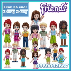 Đồ chơi xếp hình Friends Tom - Nicole - Stella Andrea - Martina James - Mia Olivia Minifigures Lele F034 041