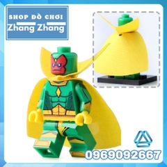 Xếp hình Ms Marvel Iron Man Vision Luke Cage Red Widow Black Tom Cassidy Jessica Jones Whiplash Lego Xinh X0173