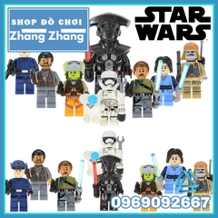 Xếp hình Star Wars Hunter Droid - Boba Fett - Stormtrooper - Bodhi Rook - Hera - Pao Lego Minifigures POGO PG8066
