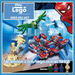 Xếp hình Người nhện Spider Man - Fighting Spider Lego Minifigures decool7136