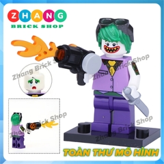 Mô hình nhân vật Gã hề Joker Clown trong người dơi Batman Decool 0289 0294 Zhang Brick Shop