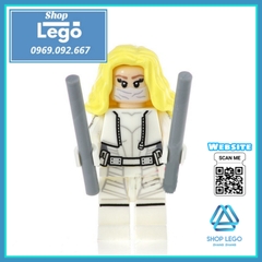 Đồ chơi Xếp hình Elektra White Canary Fire Storm Captain Cold - Parallax Super Boy Booster Gold Minifigures POGO PG8079