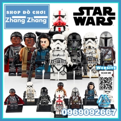 Xếp hình Star Wars Stormtrooper - Moff Gideon Cara Dune - Death Trooper Greef Carga Mandalorian Lego Minifigures WM6099