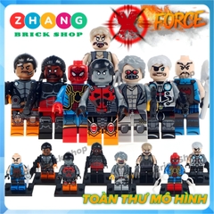Xếp hình Dr. Nemesis   - Colossus   - Sabretooth   - Bishop  - Executioner Siêu anh hùng Lego Minifigures POGO PG8083