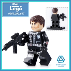 Xếp hình Biệt đội S.H.I.E.L.D MockingBird Jemma Simmons Phil Coulson Grant Ward Leo Fitz Lego Minifigures X0182