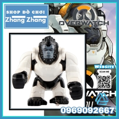 Xếp hình Khỉ Đột Winston trong Over Watch cỡ Bigfigures Lego Minifigures PRCK GL113