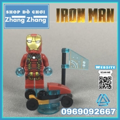 Xếp hình Người sắt Iron man Tony Stark Avengers Marvel nhà máy Lego Minifigures SY1121