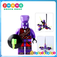 Xếp hình Ninjago Jay Lloyd Kai Cole Zane Stone Scout Chop rai Cryptor tặng kèm Rồng bay Lego Minifigures SY626